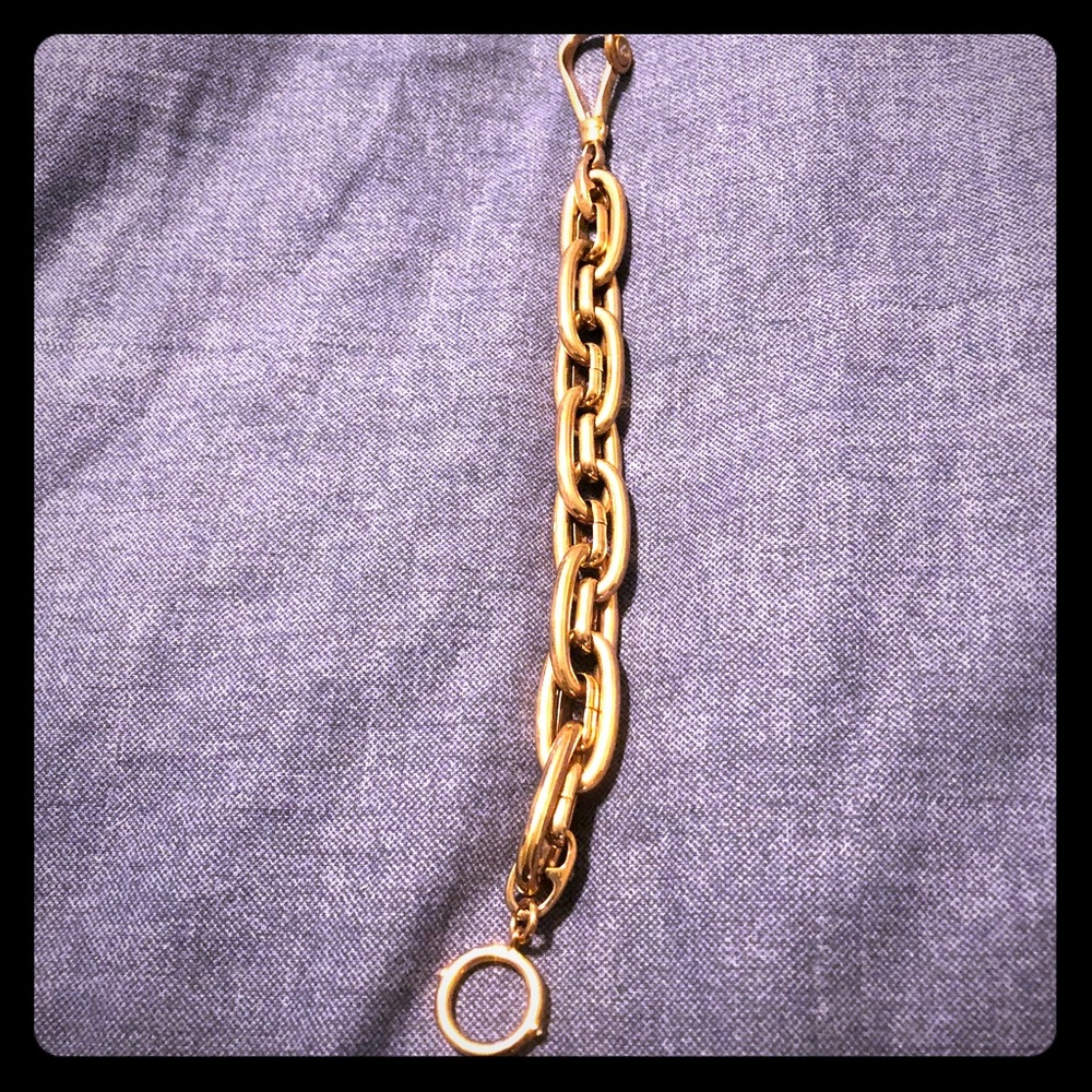 Henri Bender rose gold link bracelet